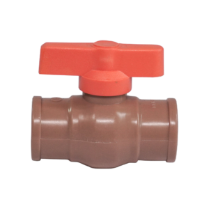 Registro de esfera soldável PVC marrom